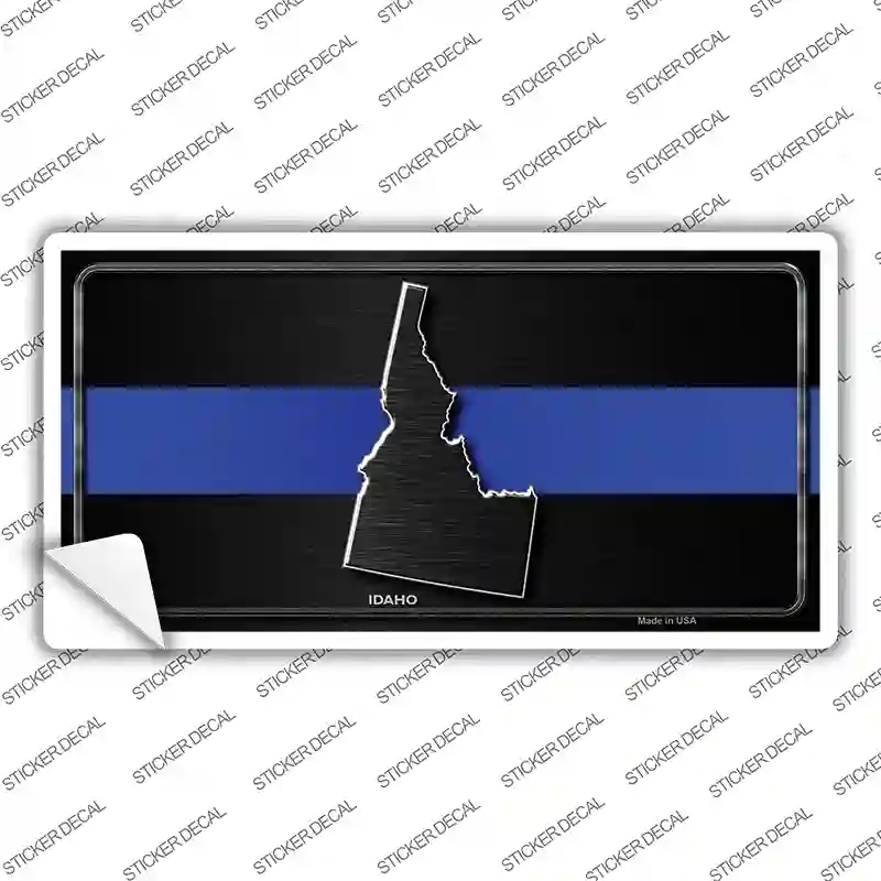 LP-8894s-S Idaho Thin Blue Line Novelty Sticker Decal - Small