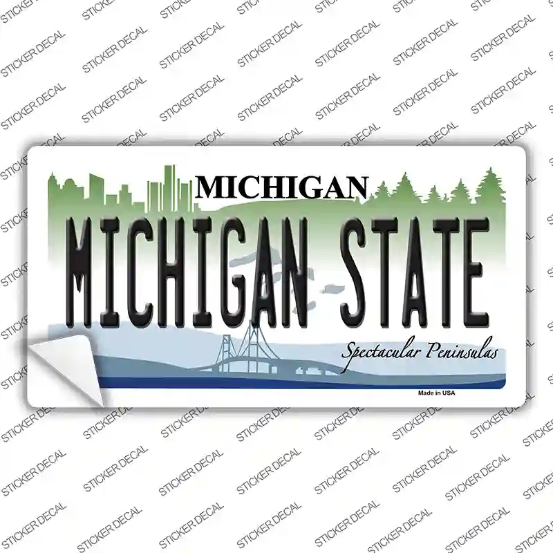 LP-6106s-S Michigan State Novelty Sticker Decal - Small