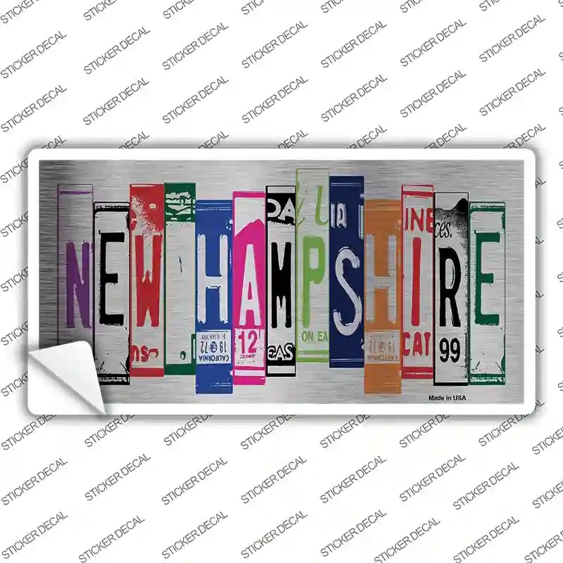 LPC-1043s-S   Hampshire Art Novelty Sticker Decal - Small