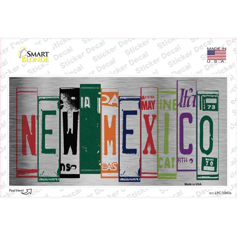 LPC-1045s-M   Mexico Art Novelty Sticker Decal - Medium