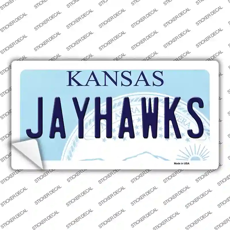LP-6605s-XL Jayhawks Kansas Novelty Sticker Decal - Extra Large