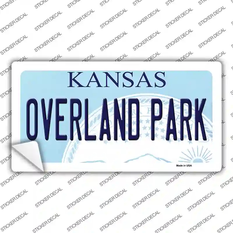 LP-6610s-L Overland Park Kansas Novelty Sticker Decal - Large