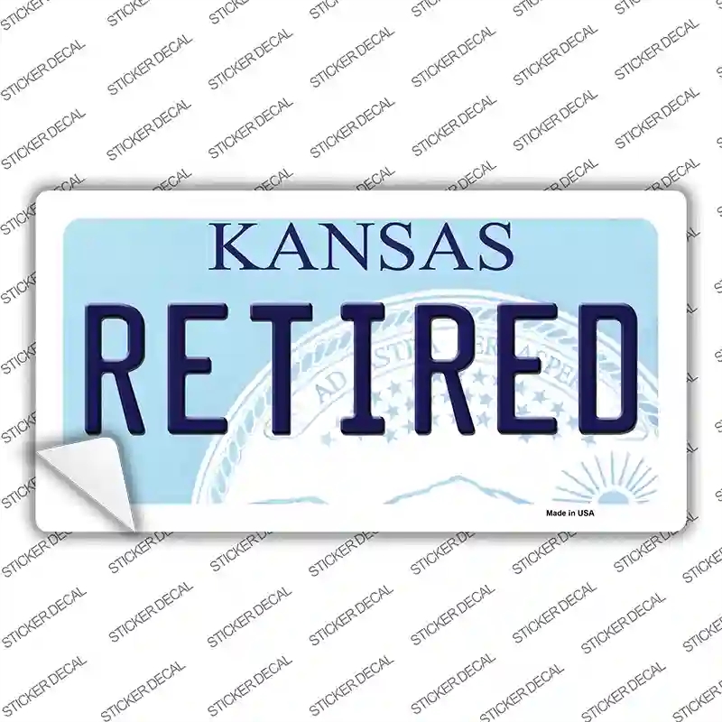 LP-6618s-L Retired Kansas Novelty Sticker Decal - Large