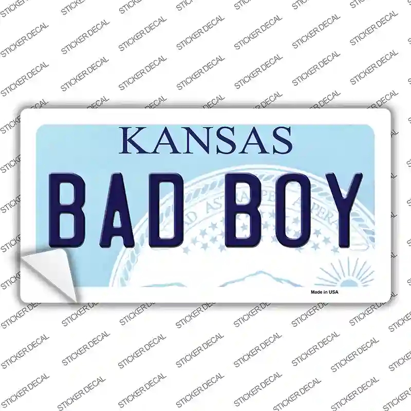 LP-6623s-S Bad Boy Kansas Novelty Sticker Decal - Small