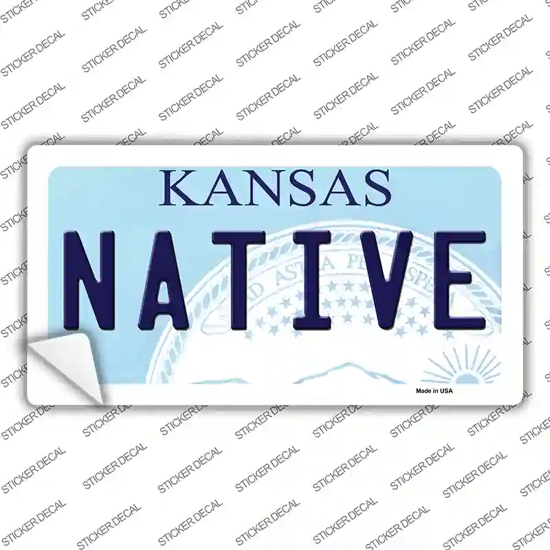 LP-6624s-XL Native Kansas Novelty Sticker Decal - Extra Large