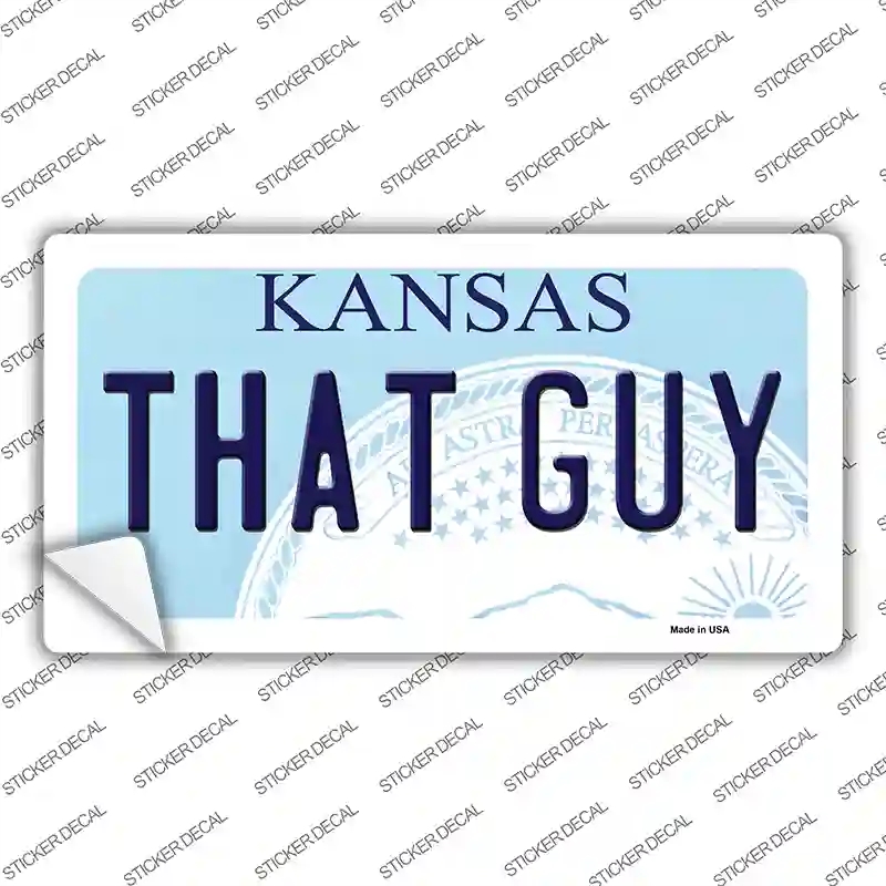 LP-6631s-XL That Guy Kansas Novelty Sticker Decal - Extra Large
