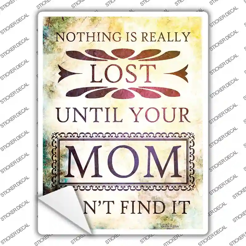 P-2416s-XL Nothing is Really Lost Novelty Rectangle Sticker Decal - Extra Large