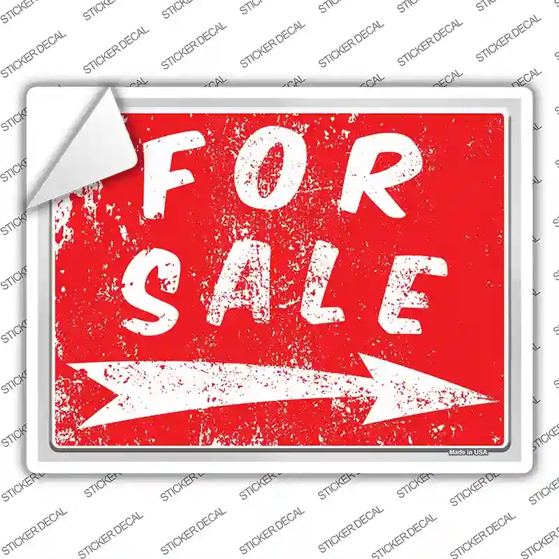 P-2619s-L for Sale to the Right Novelty Rectangle Sticker Decal - Large