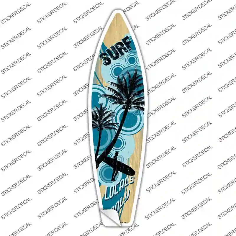 SB-025s-L Surf Novelty Surfboard Sticker Decal - Large