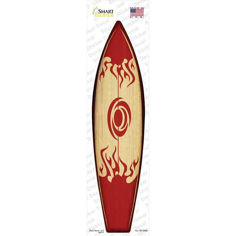 SB-068s-M Surfboard Novelty Surfboard Sticker Decal - Medium