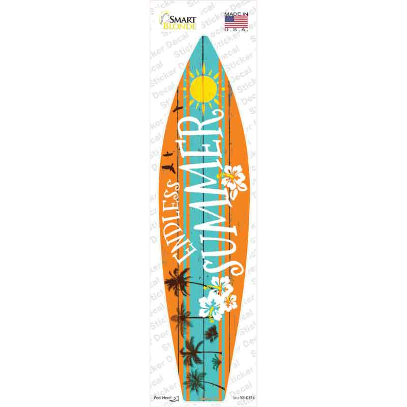 SB-031s-M Endless Summer Novelty Surfboard Sticker Decal - Medium