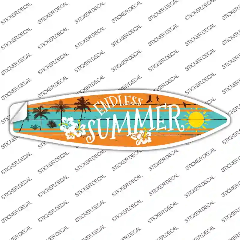 SB-031s-S Endless Summer Novelty Surfboard Sticker Decal - Small