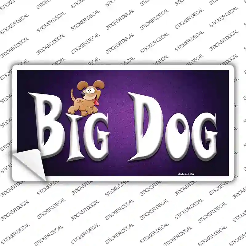 LP-11556s-L Big Dog Novelty Sticker Decal - Large