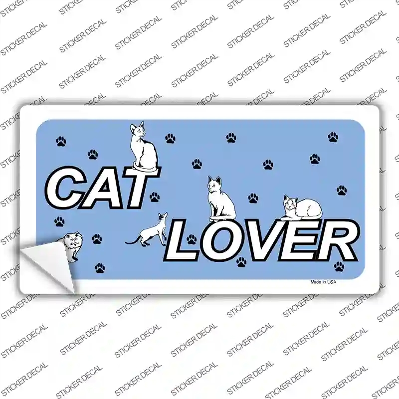 LP-1162s-S Cat Lover Novelty Sticker Decal - Small