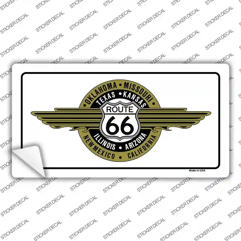 LP-1257s-XL Route 66 Shield Emblem Novelty Sticker Decal - Extra Large