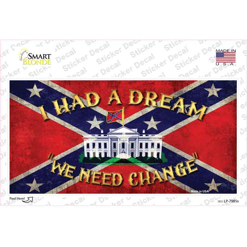 LP-7985s-M Had A Dream Novelty Sticker Decal - Medium