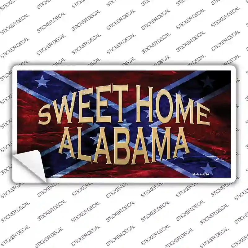 LP-8005s-L Sweet Home Alabama Novelty Sticker Decal - Large