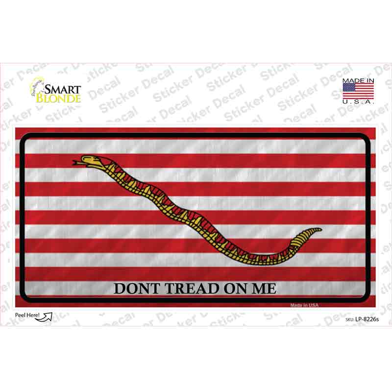 LP-8226s-M Dont Tread on Me Culpeper Novelty Sticker Decal - Medium