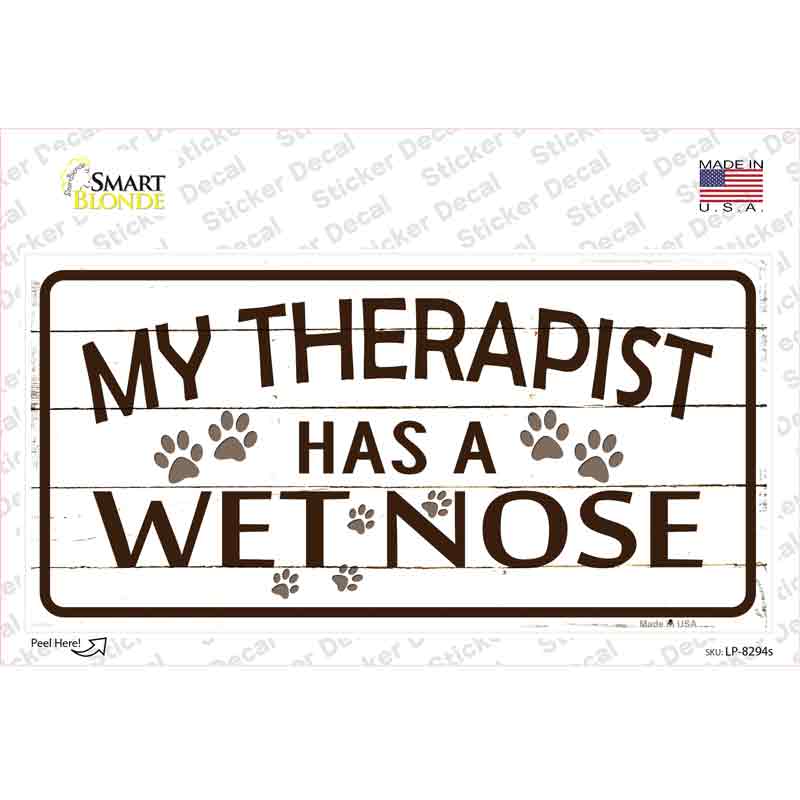LP-8294s-M My Therapist Novelty Sticker Decal - Medium