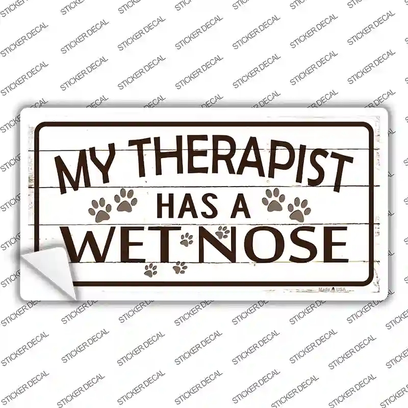 LP-8294s-XL My Therapist Novelty Sticker Decal - Extra Large