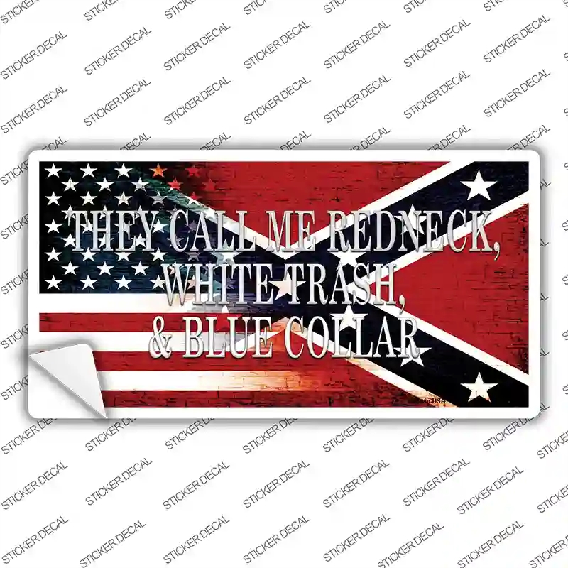 LP-8338s-S They Call Me Redneck Novelty Sticker Decal - Small