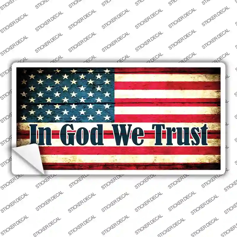 LP-8771s-S In God We Trust Novelty Sticker Decal - Small