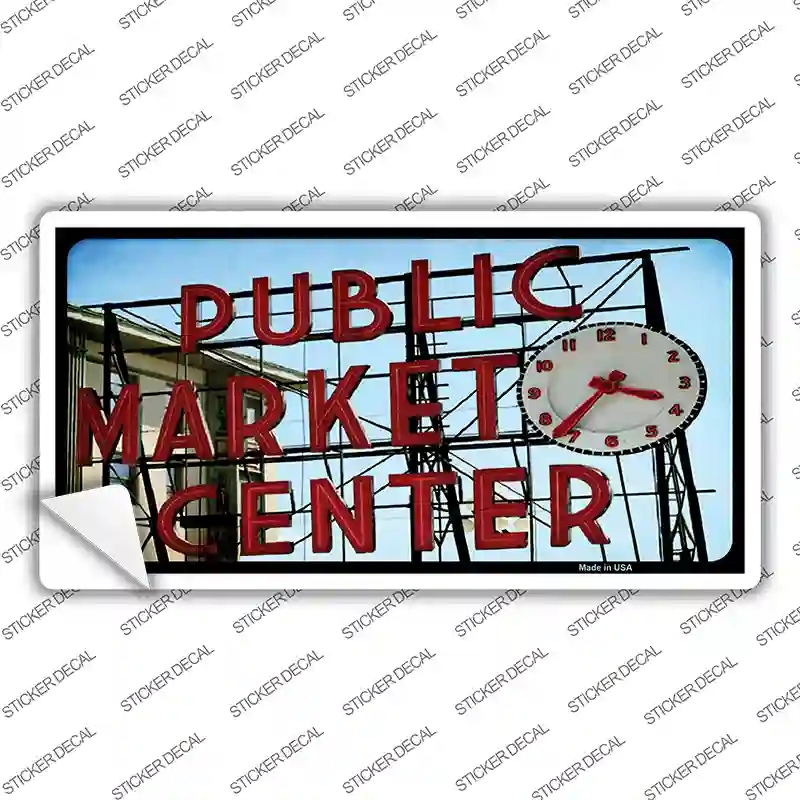 LP-8775s-S Pikes Place Novelty Sticker Decal - Small