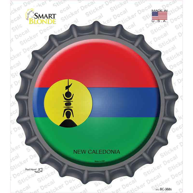 BC-368s-M   Caledonia Country Novelty Bottle Cap Sticker Decal - Medium