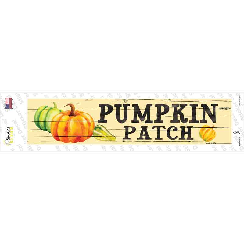 K-900s-M Pumpkin Patch Novelty Narrow Sticker Decal - Medium