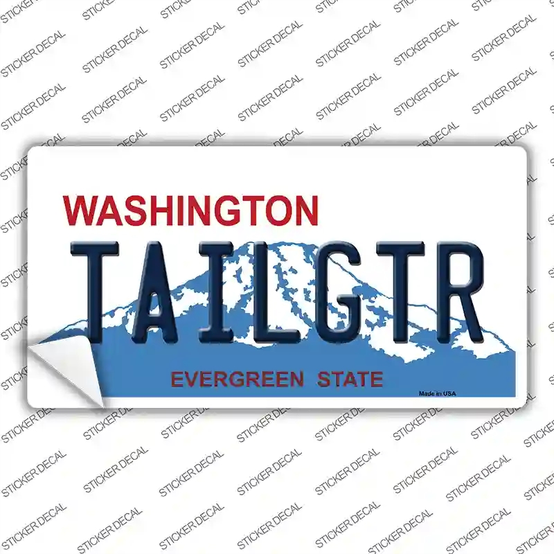 LP-3690s-S Tailgtr Washington Novelty Sticker Decal - Small