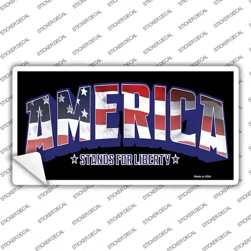 LP-3734s-L America Novelty Sticker Decal - Large
