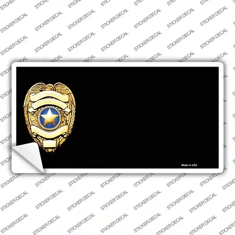 LP-3773s-XL Police decal Offset Novelty Sticker Decal - Extra Large