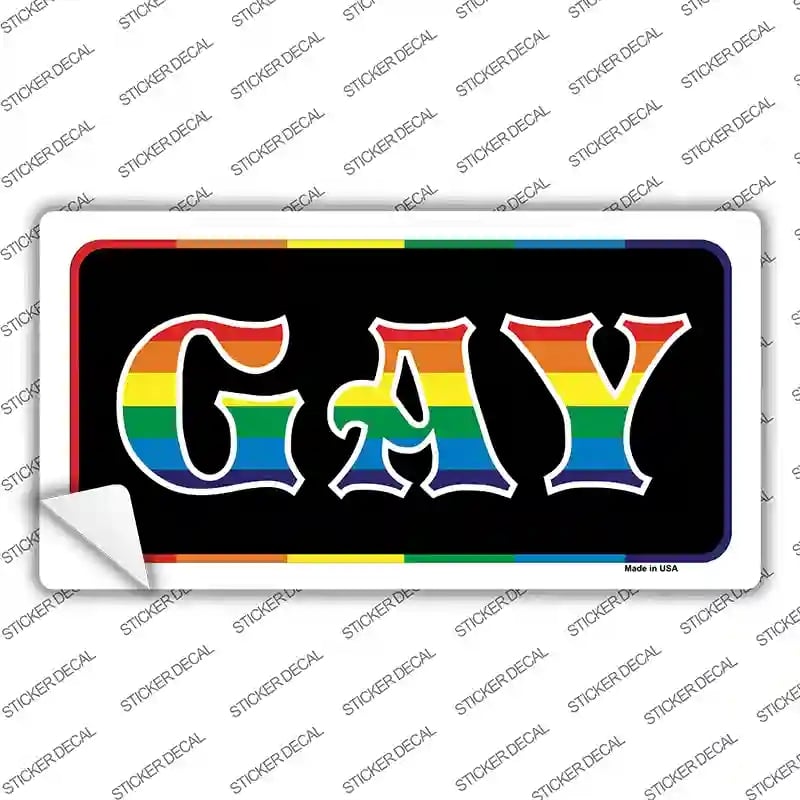 LP-4743s-S Gay Novelty Sticker Decal - Small