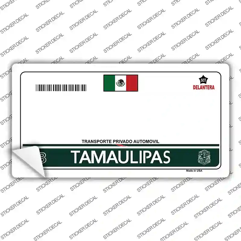 LP-4804s-S Tamaulipas Mexico Novelty Sticker Decal - Small