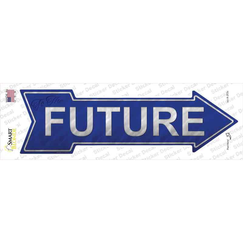 A-253s-M Future Novelty Arrow Sticker Decal - Medium