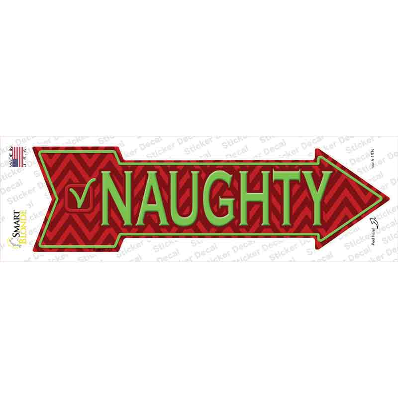 A-193s-M Naughty Novelty Arrow Sticker Decal - Medium
