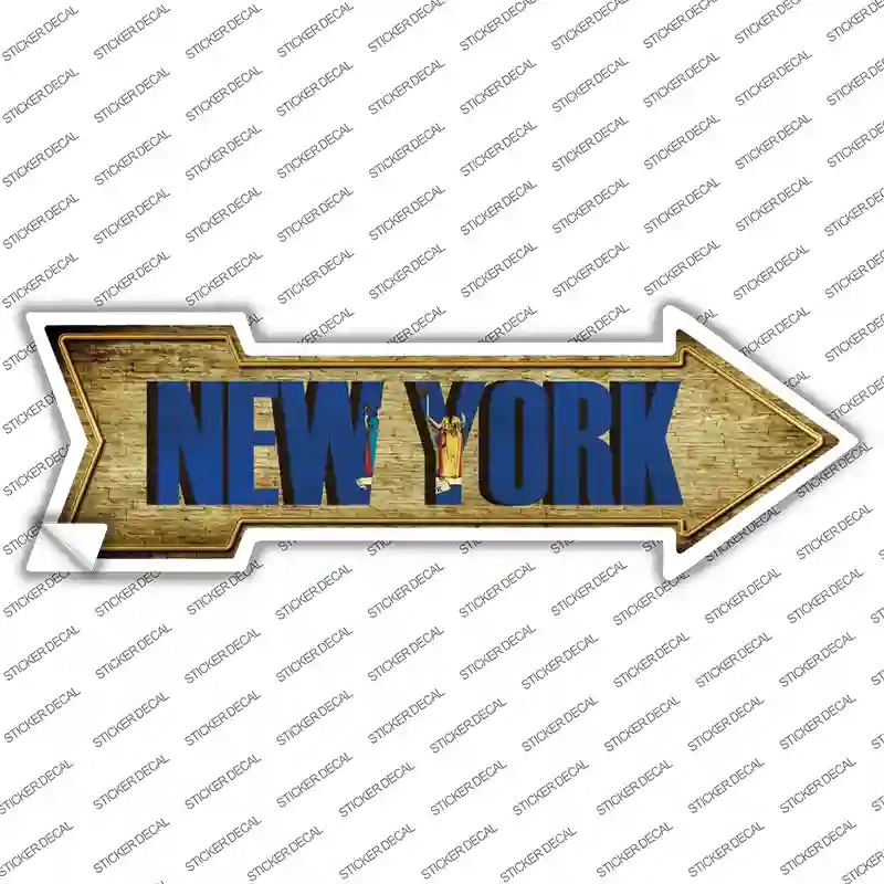 A-225s-L   York Novelty Arrow Sticker Decal - Large
