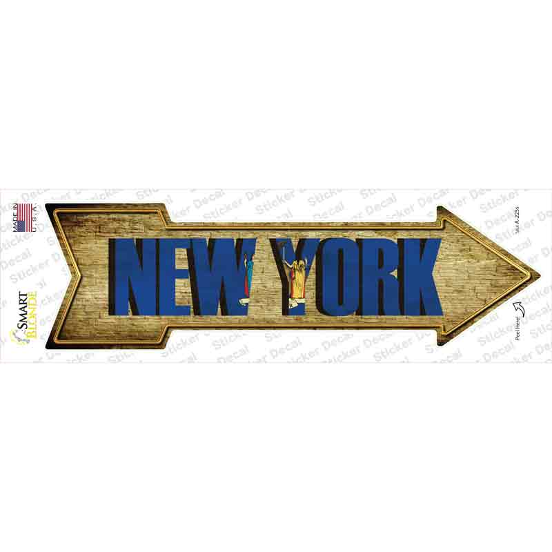 A-225s-M   York Novelty Arrow Sticker Decal - Medium