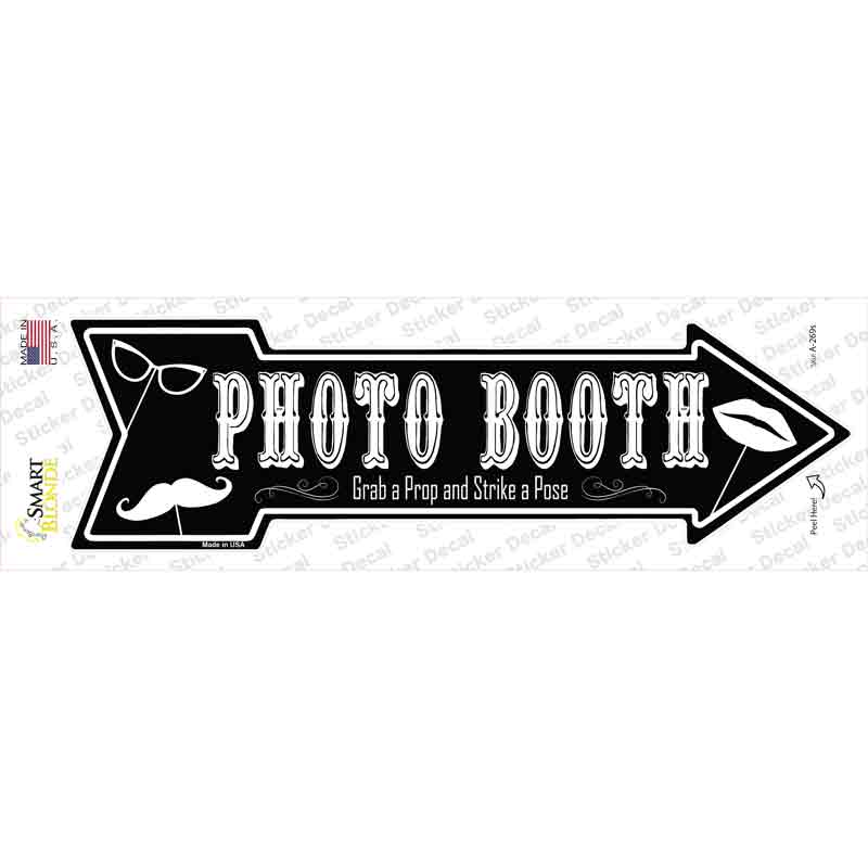 A-269s-M Photo Booth Novelty Arrow Sticker Decal - Medium