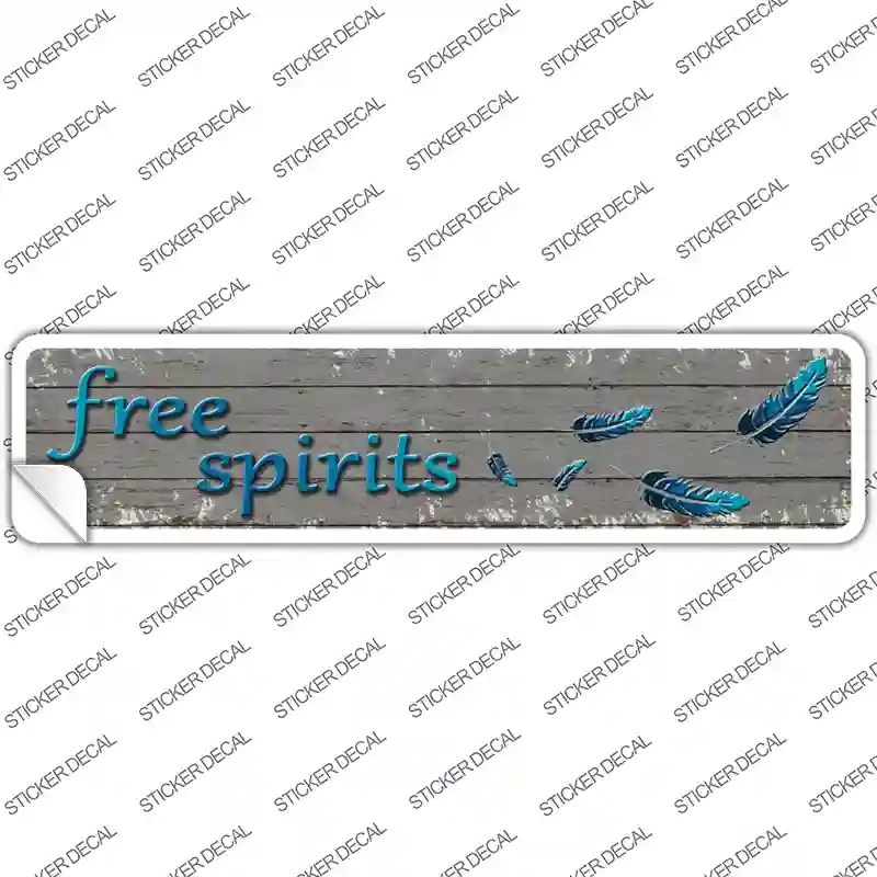 K-1440s-XL Free Spirits Novelty Narrow Sticker Decal - Extra Large