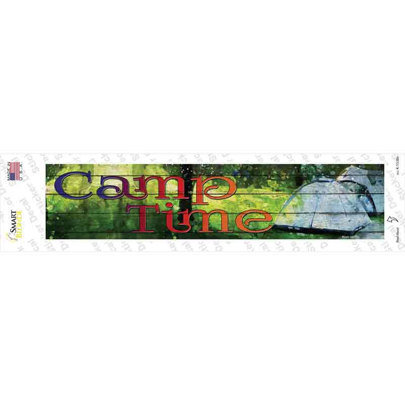 K-1538s-M Camp Time Novelty Narrow Sticker Decal - Medium