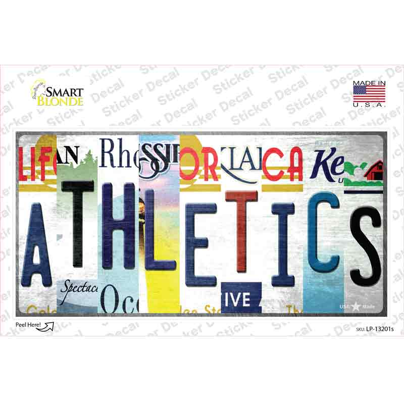 LP-13201s-M As Strip Art Novelty Sticker Decal - Medium