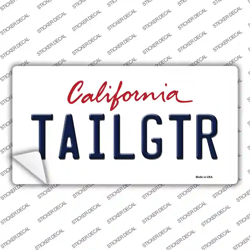 LP-3671s-XL Tailgtr California Novelty Sticker Decal - Extra Large
