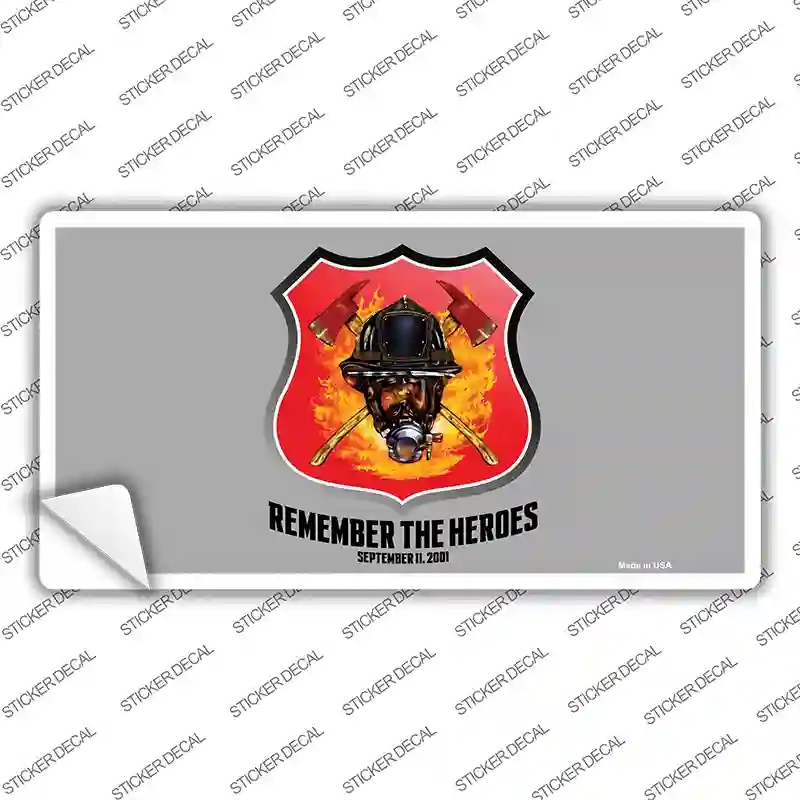 LP-3736s-S Remember the Heroes Novelty Sticker Decal - Small
