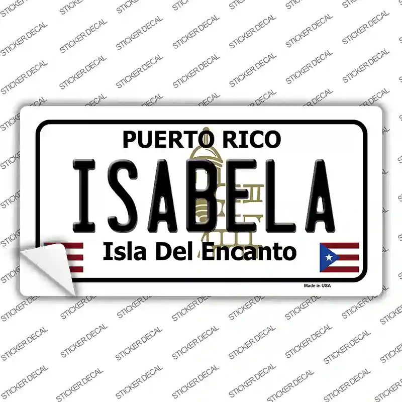 LP-2846s-L Isabela Puerto Rico Novelty Sticker Decal - Large