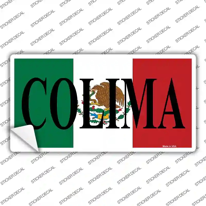 LP-3441s-L Colima Novelty Sticker Decal - Large