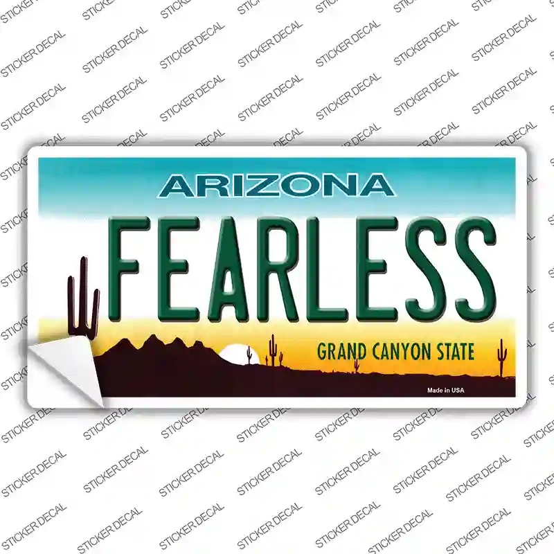 LP-3668s-L Fearless Arizona Novelty Sticker Decal - Large