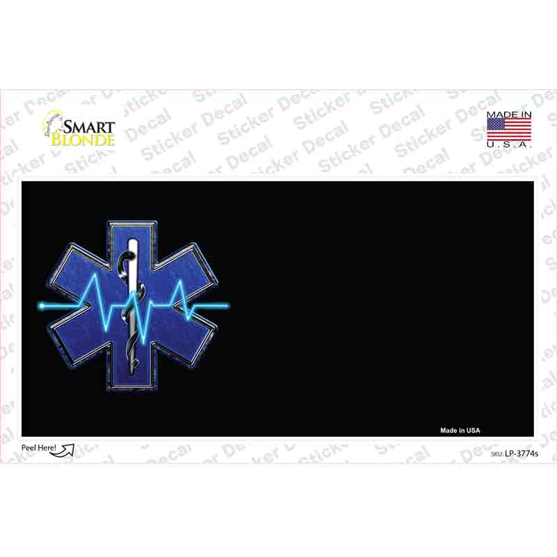 LP-3774s-M Medical Rescue Logo Offset Novelty Sticker Decal - Medium