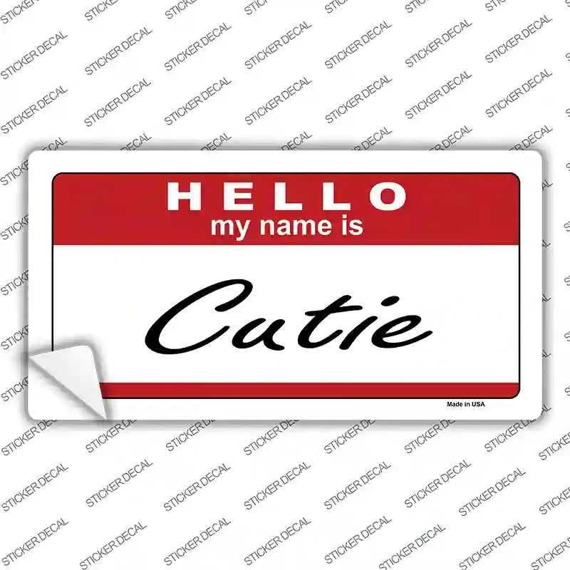 LP-5193s-XL Cutie Novelty Sticker Decal - Extra Large