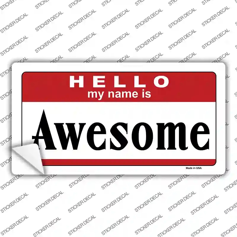LP-5197s-L Awesome Novelty Sticker Decal - Large